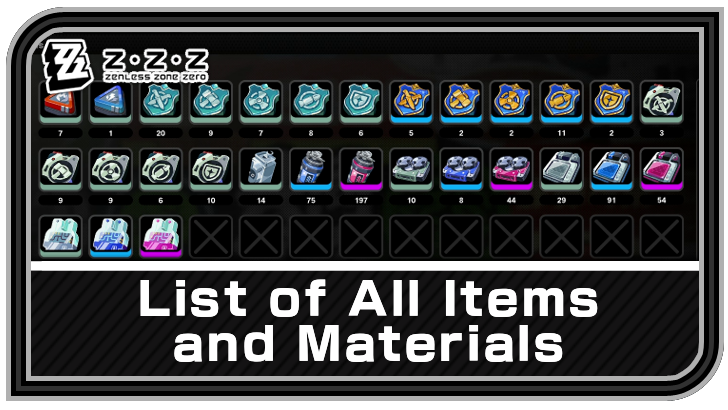 Aria materials Guide for Zenless Zone Zero 2.6: Level Growth, Skill Access & W Engine Setup