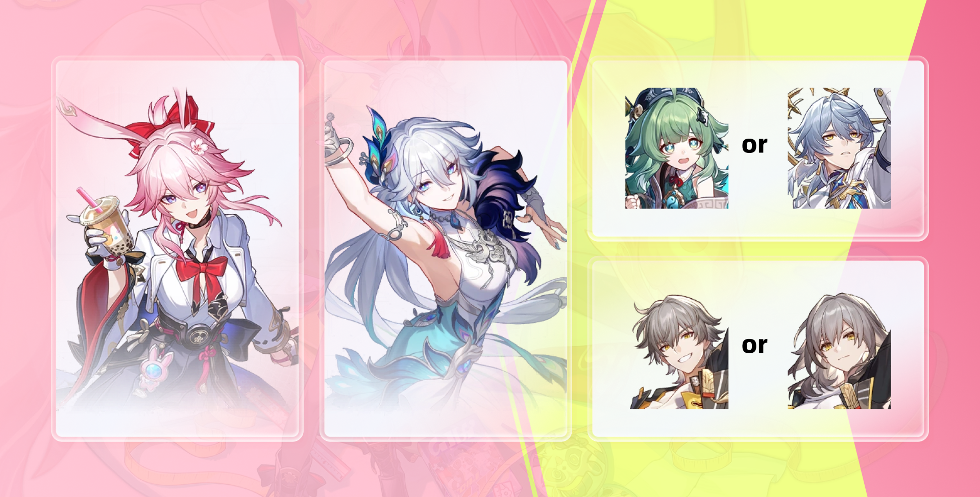 Best team compositions for Evanescia in Honkai Star Rail, featuring the premium Elation core with Yao Guang, Trailblazer Elation, and support choices like Huohuo and Sunday.