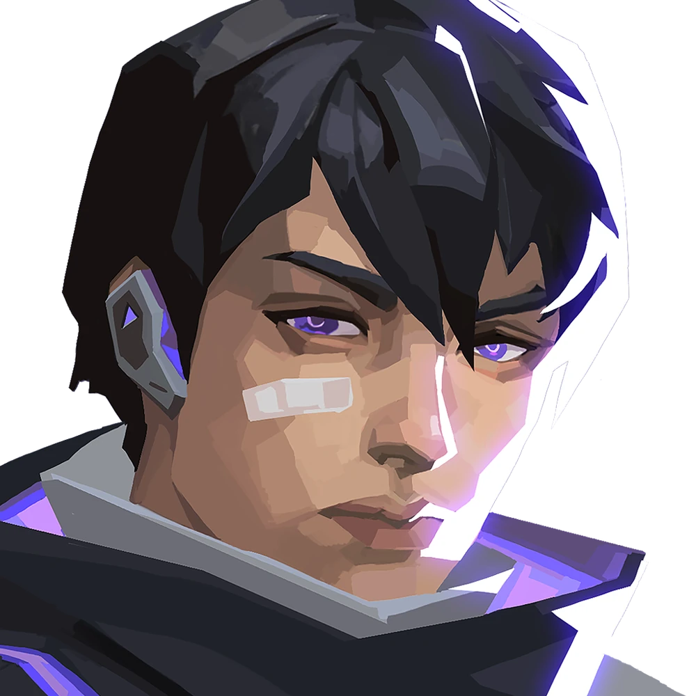 Iso Valorant Agent Portrait - B-Tier Static Duelist