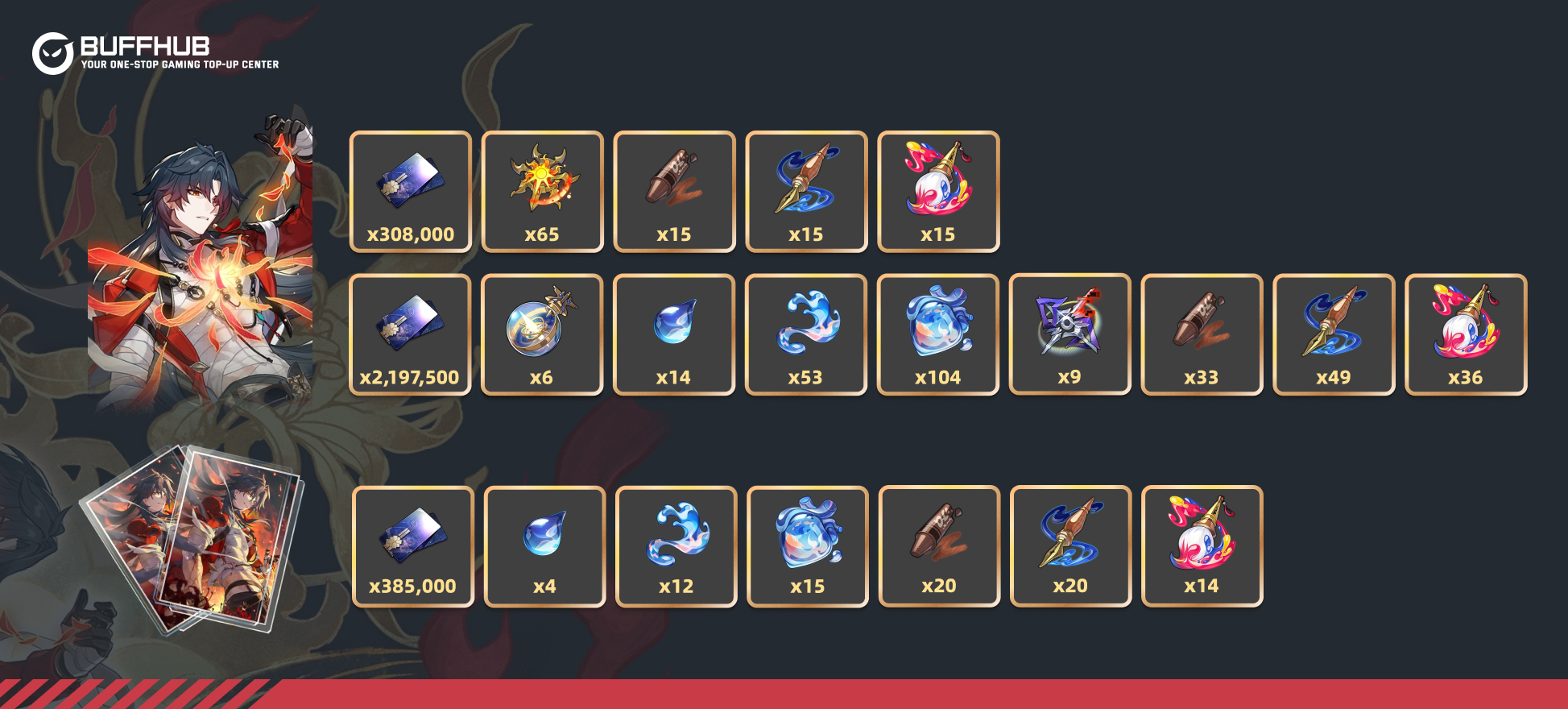 Mortenax Blade Ascension and Trace Level-up Materials List