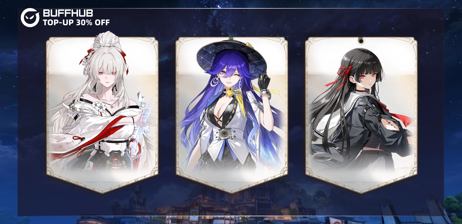 Best team composition for Lucilla featuring Hiyuki and Chisa