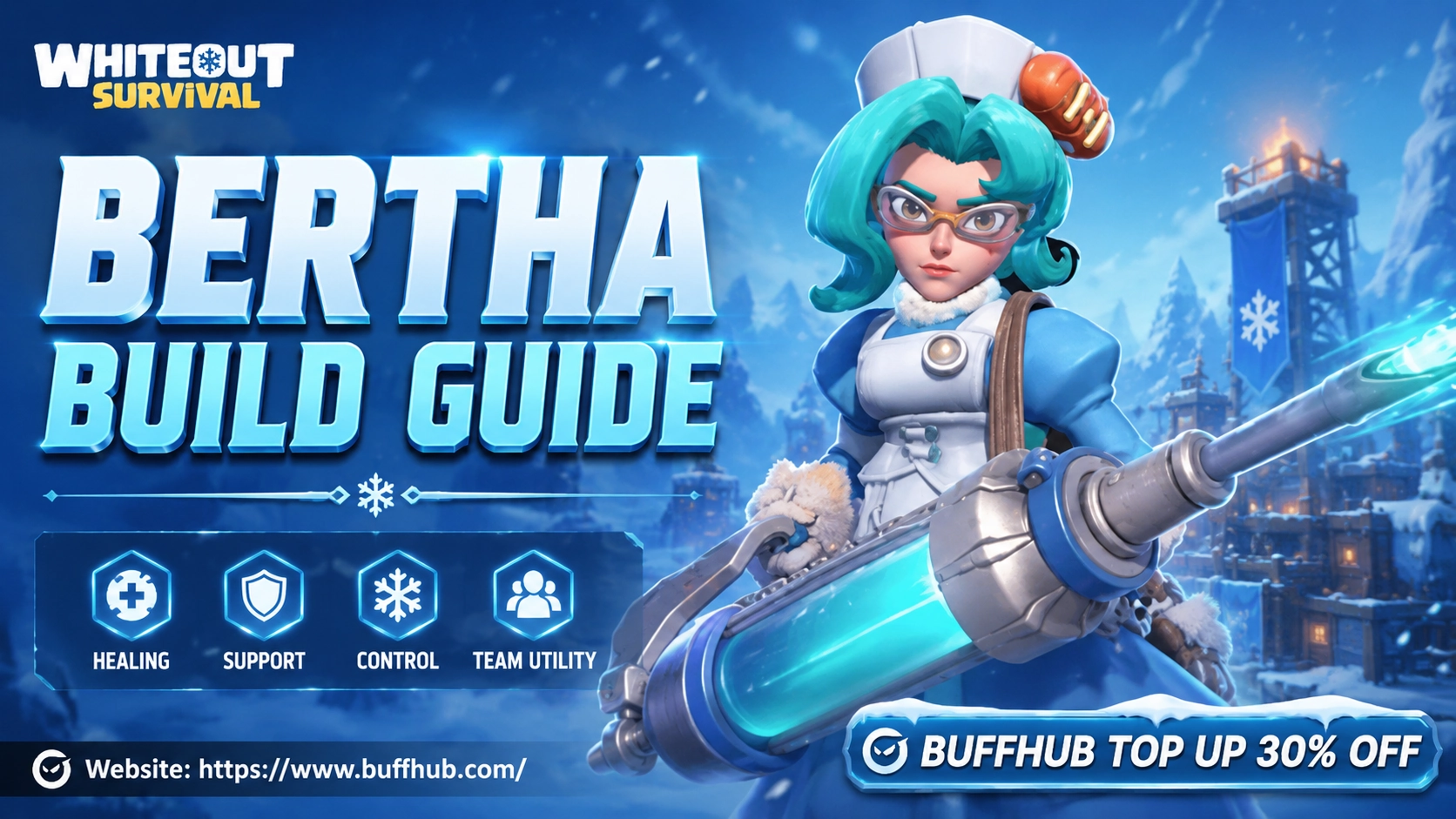 Panduan Build Bertha Terbaik di Whiteout Survival: Skill, Gear, dan Shard