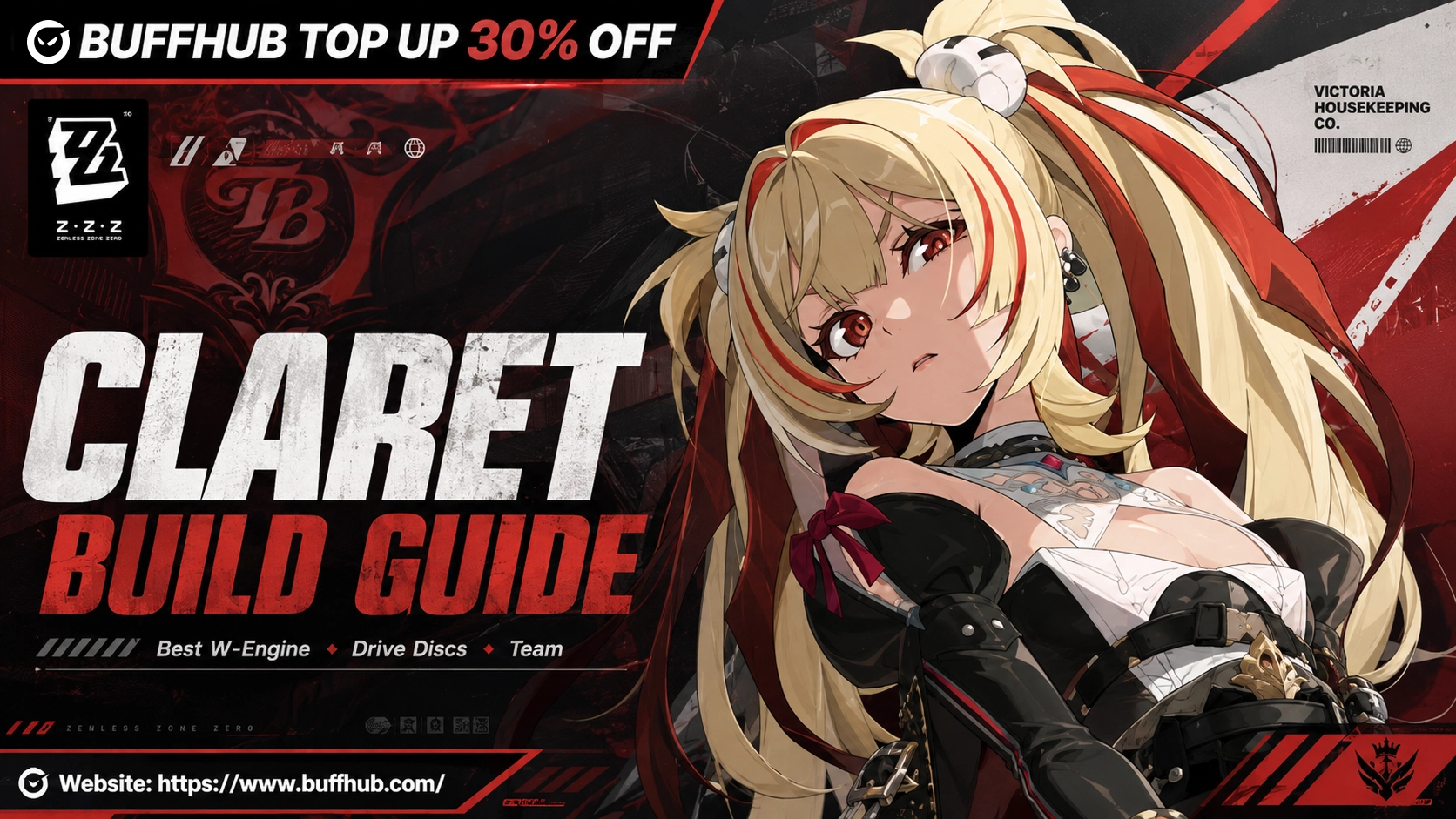 Claret Build Guide: Best W-Engine, Drive Discs, Team, and Rotation | ZZZ 3.2