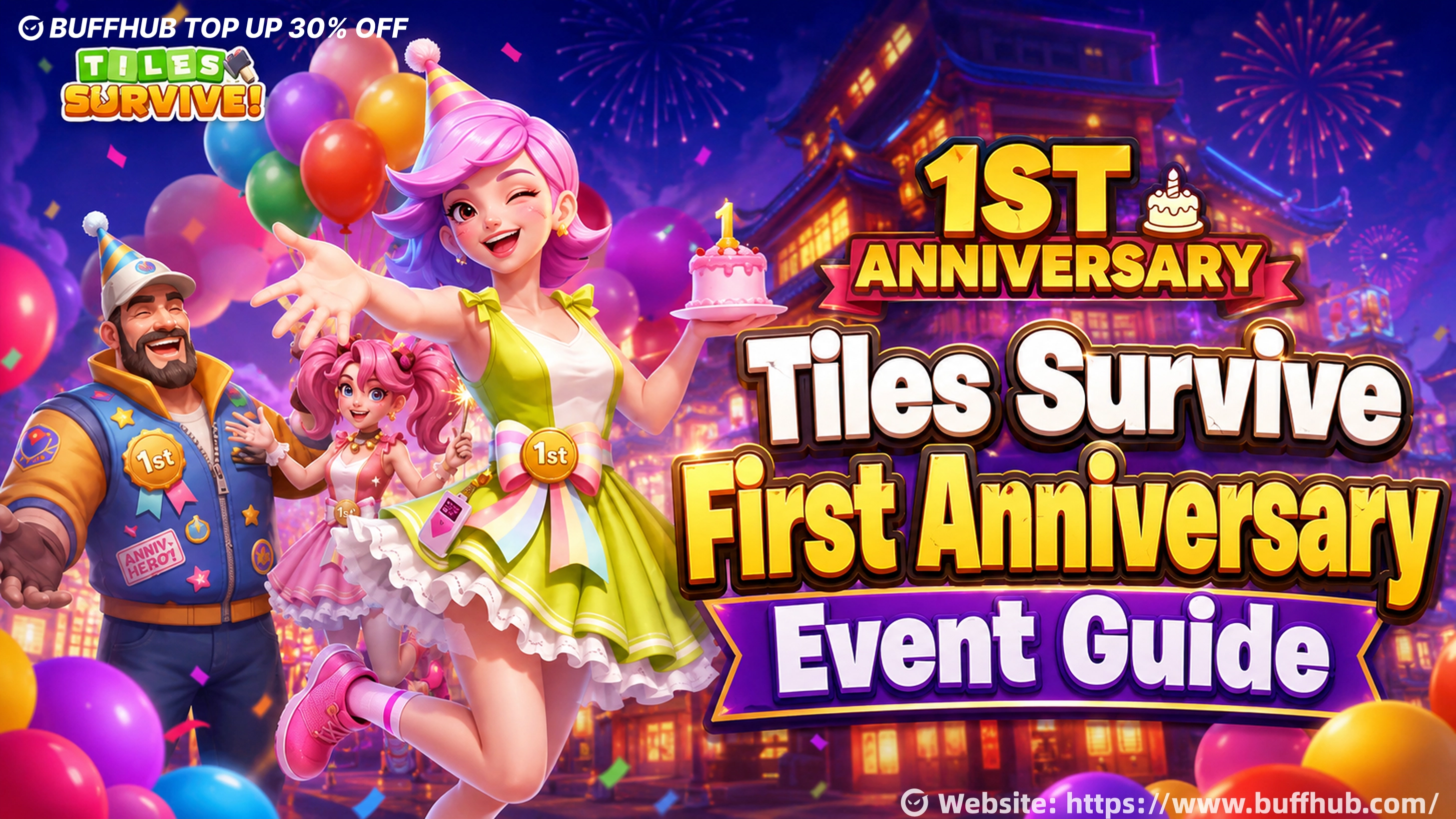 Tiles Survive First Anniversary Event Guide: Schedule, Rewards and Best Priorities