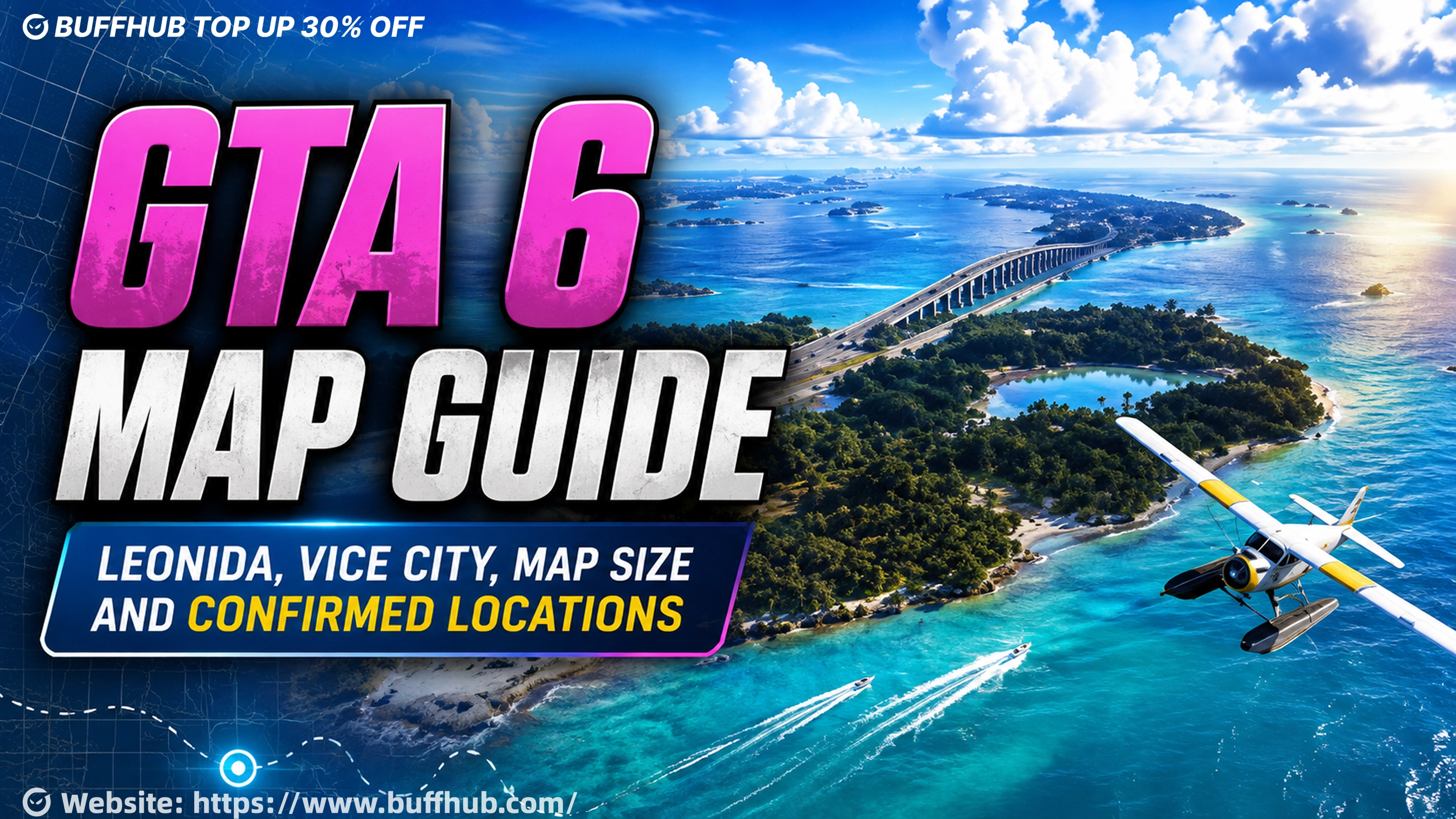 GTA 6 Map Guide: Leonida, Vice City, Map Size and Confirmed Locations