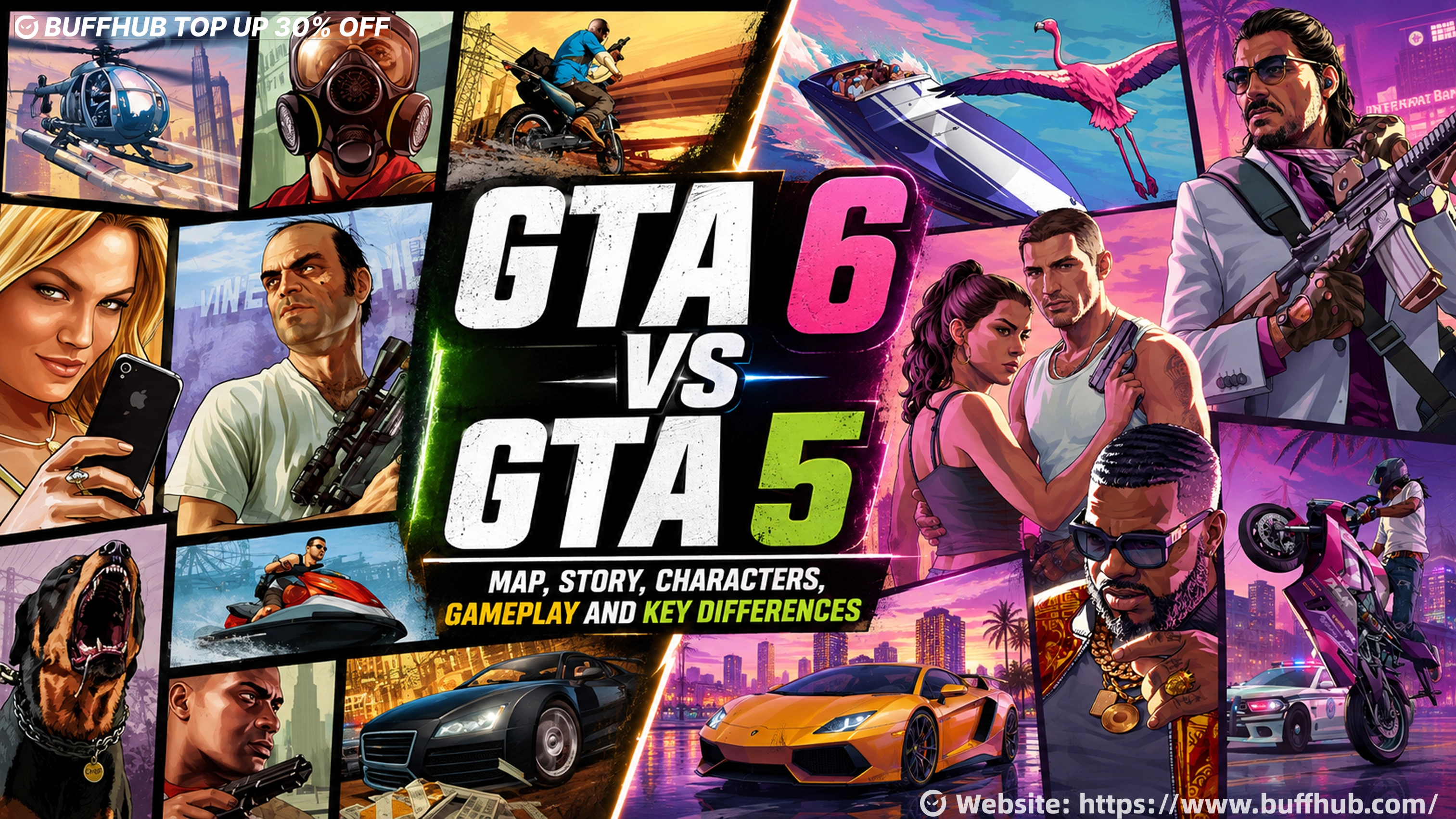 GTA 6 vs GTA 5: Map, Story, Characters, Gameplay and Key Differences
