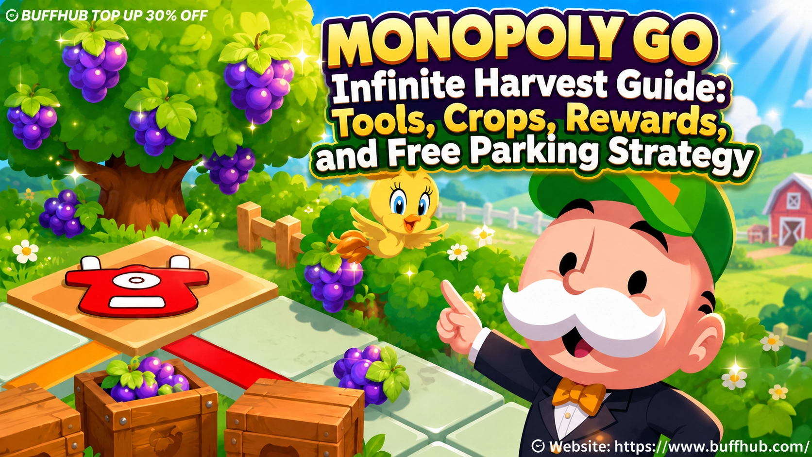 MONOPOLY GO Infinite Harvest Guide: Tools, Crops, Rewards, and Free Parking Strategy