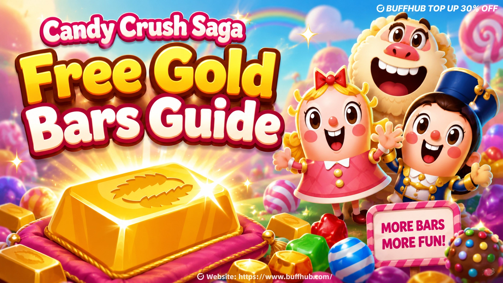 Candy Crush Saga Free Gold Bars Guide 2026: Best Ways to Earn Gold Without Paying