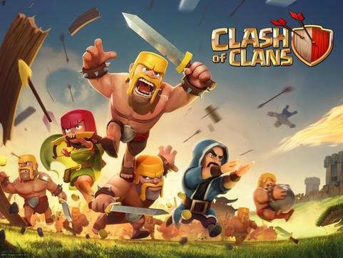 Clash of Clans characters featured in a Supercell special event artwork