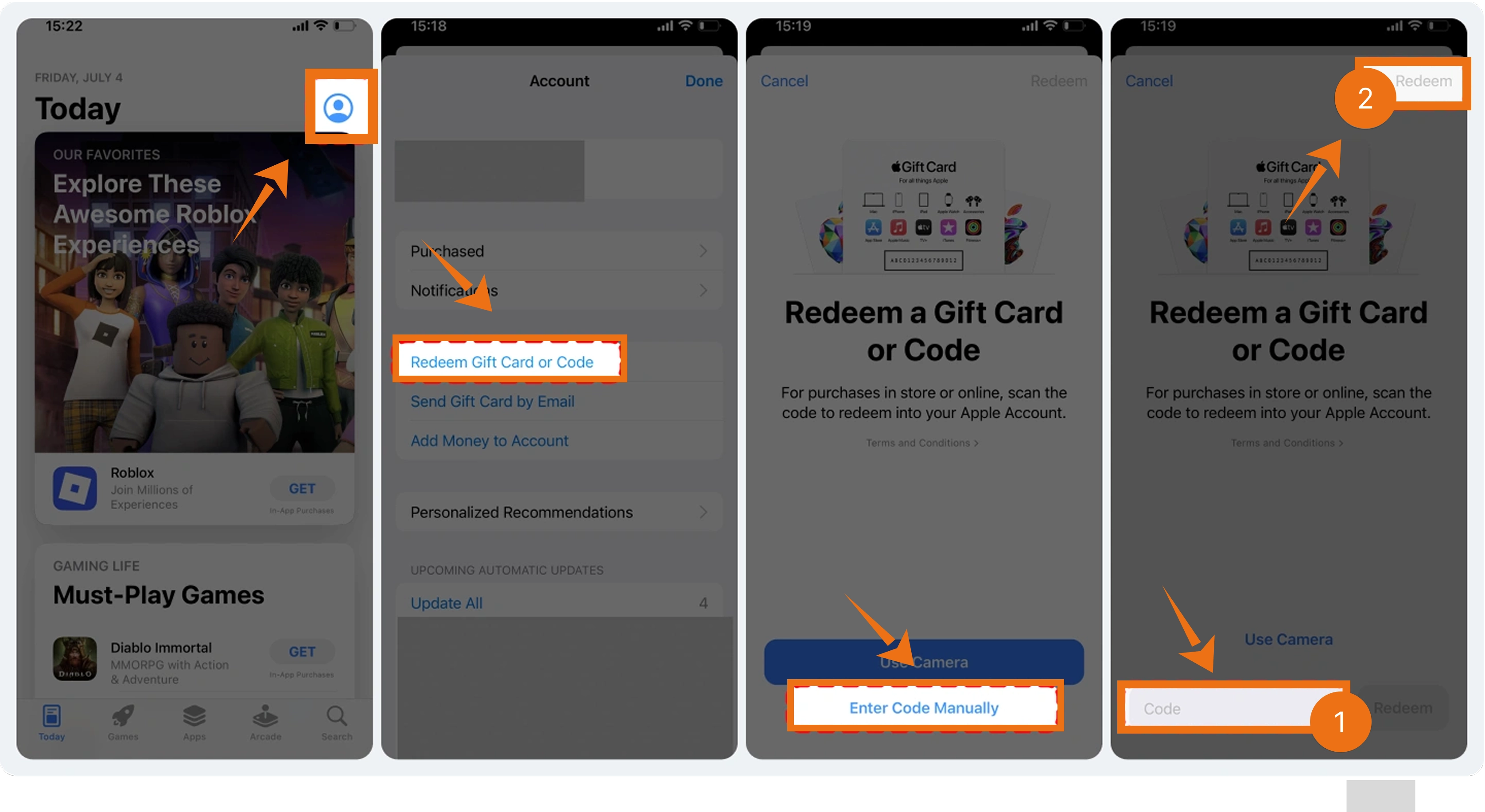 Cara menukarkan Apple iTunes Gift Card US ke akun Apple
