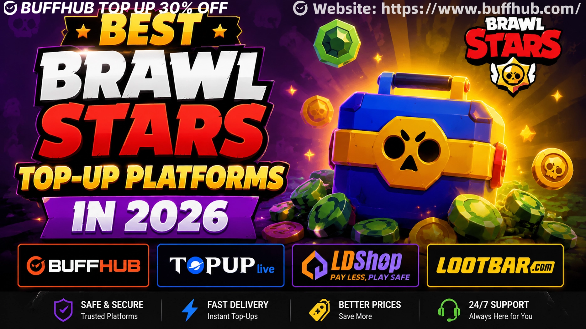 Best Brawl Stars Top-Up Platforms in 2026