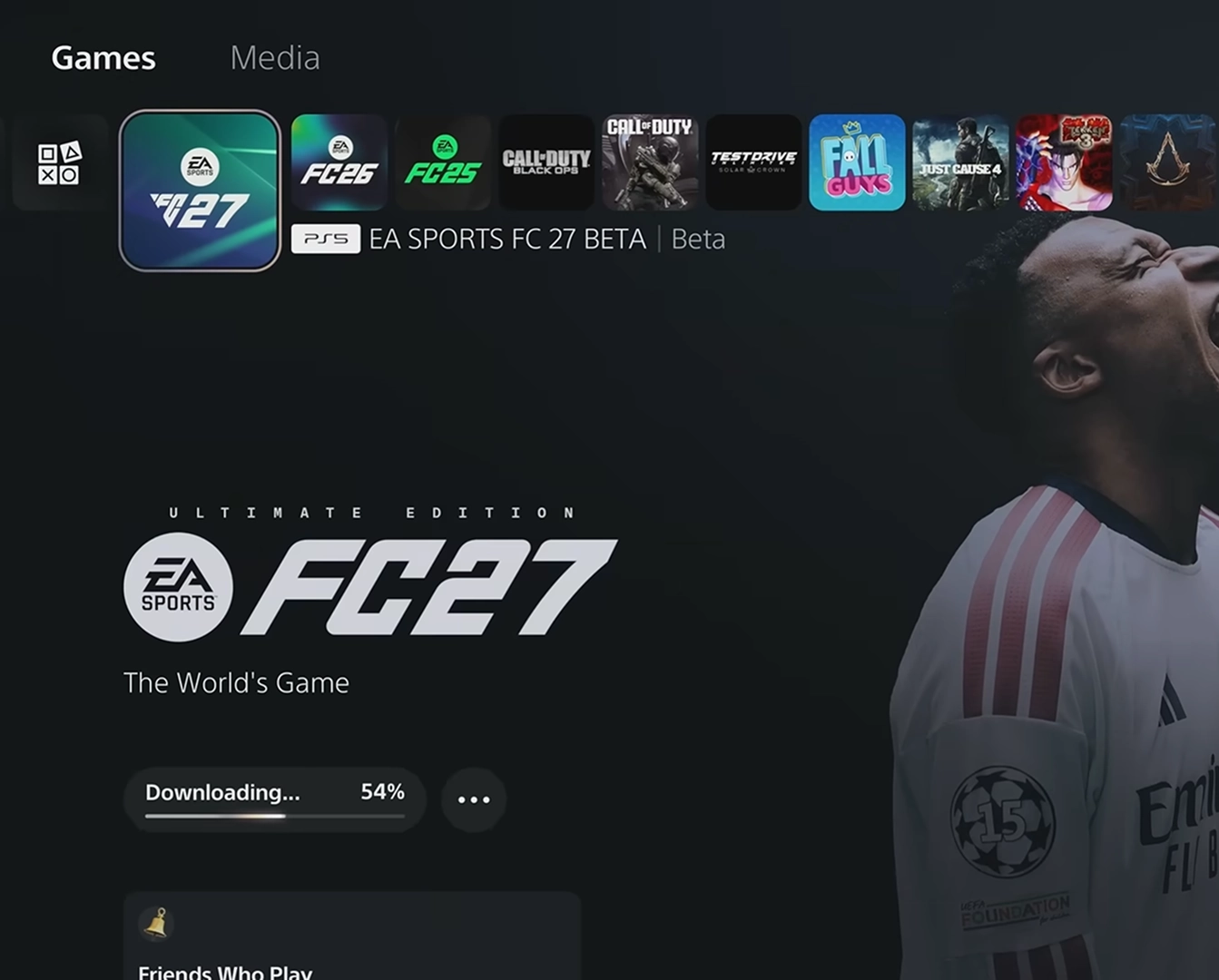 EA SPORTS FC 27 download on PS5 and PS4