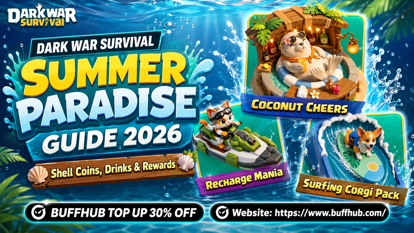Dark War Survival Summer Paradise Guide 2026: Shell Coins, Drinks & Rewards