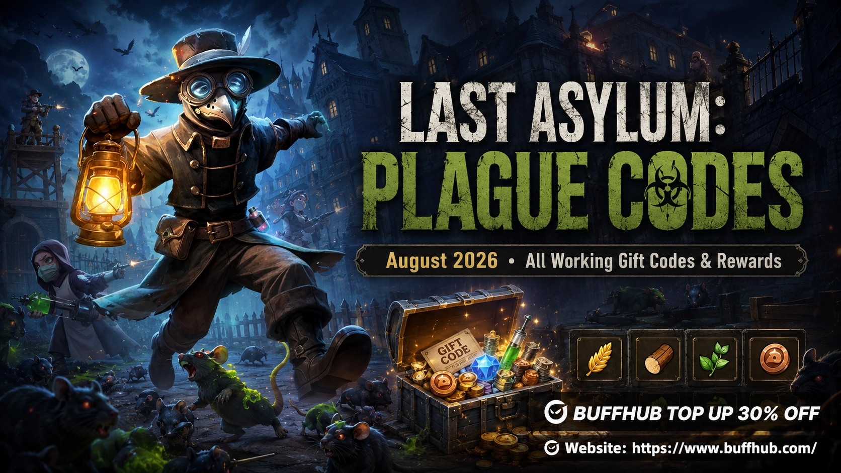 Last Asylum: Plague Codes August 2026: All Working Gift Codes & Rewards