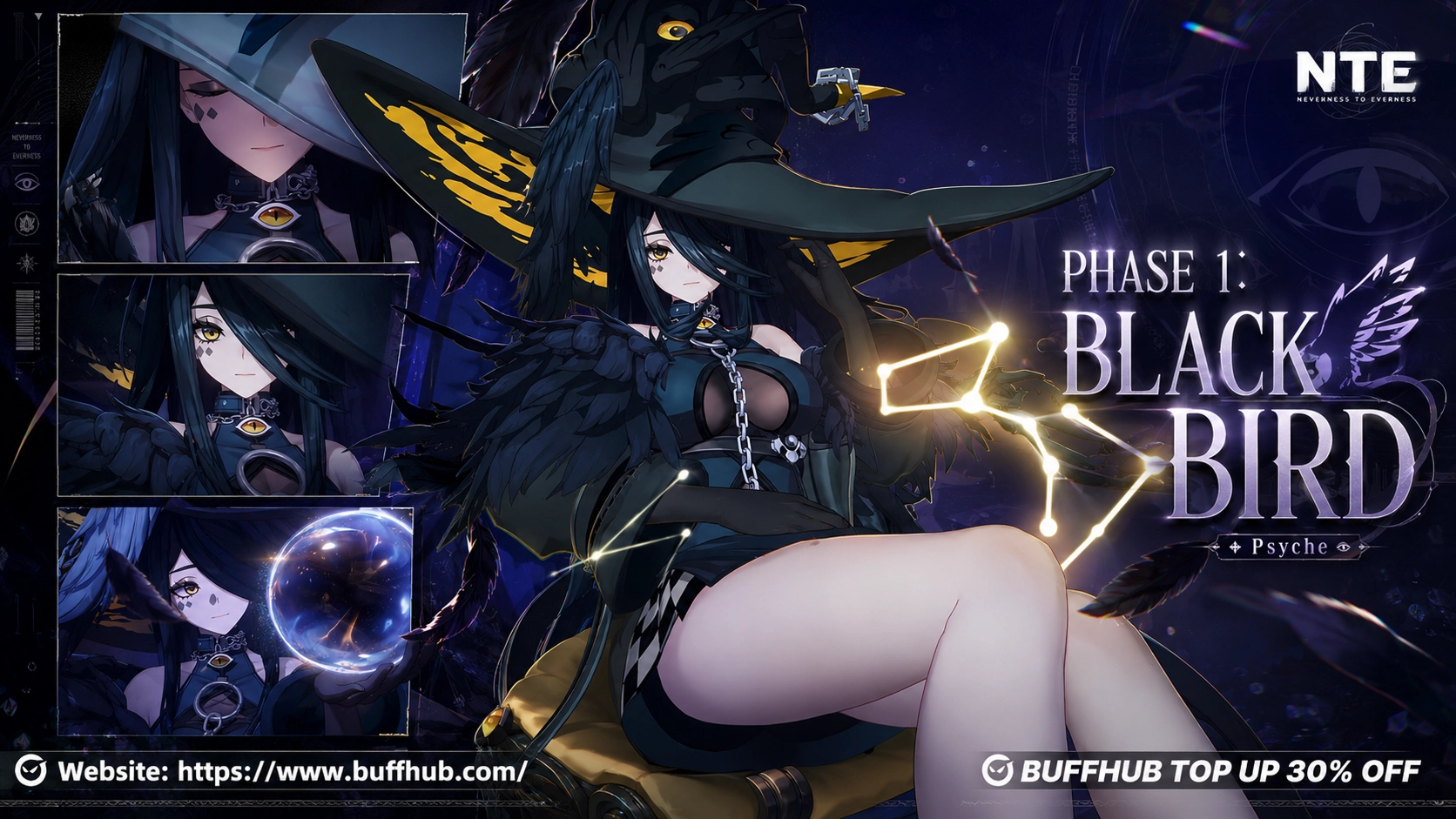 NTE Version 1.4 Phase 1 Black Bird Psyche banner