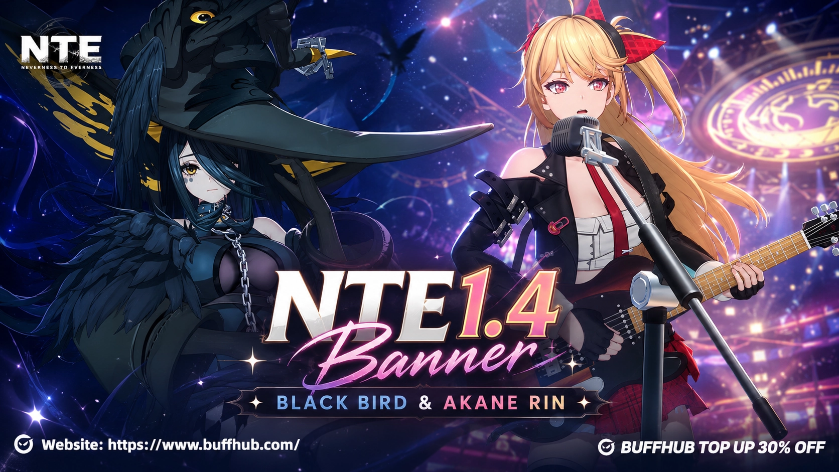 Neverness to Everness Version 1.4 Banner Schedule: Black Bird & Akane Rin
