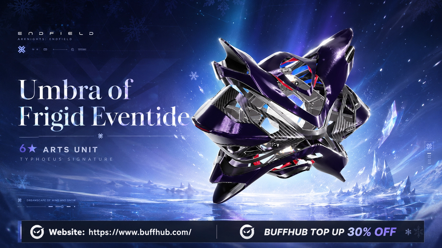 Umbra of Frigid Eventide 6-star Arts Unit for Typhoeus in Arknights Endfield