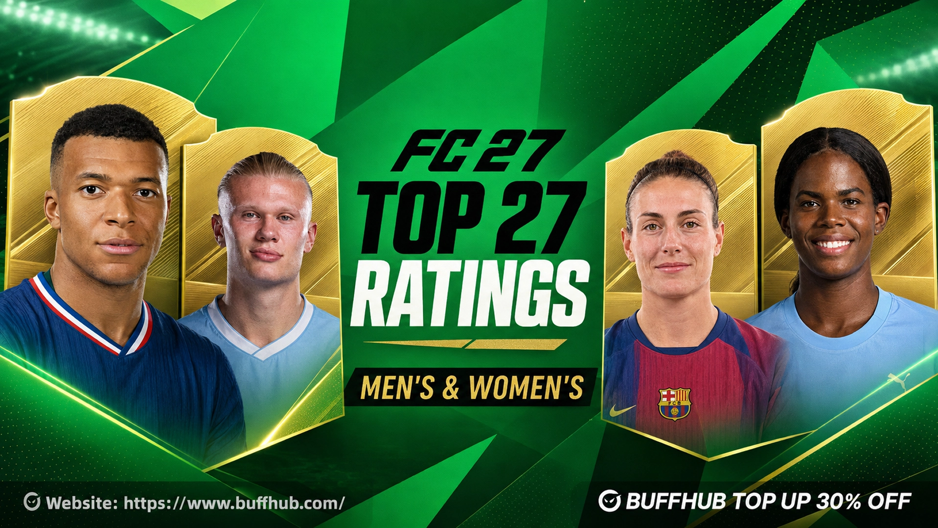 EA SPORTS FC&trade; 27 Top 27 Ratings: Highest-Rated Men&rsquo;s and Women&rsquo;s Players