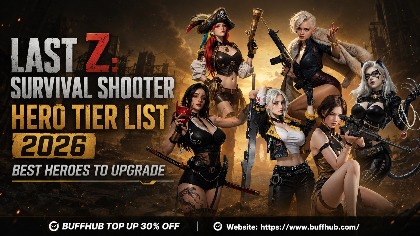 Last Z: Survival Shooter Hero Tier List 2026: Best Heroes to Upgrade