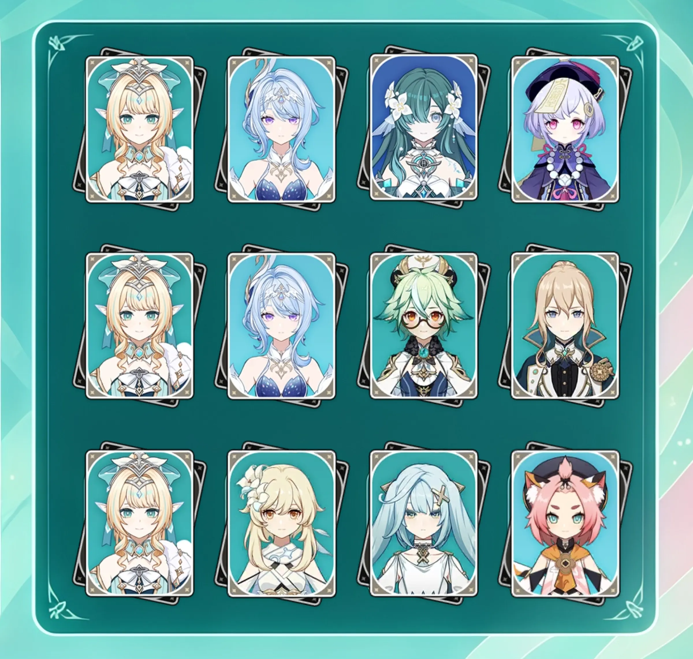 Vesna team with Odette, Vodyanitsa, and Qiqi