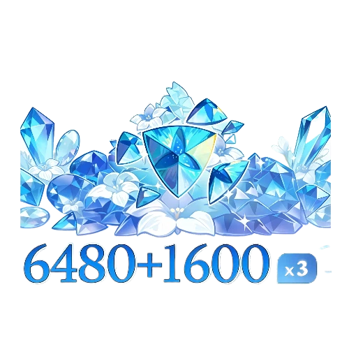 6480+1600 Genesis Crystals * 3