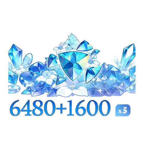 6480+1600 Genesis Crystals * 5