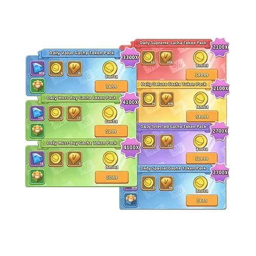 Gacha Token Pack All-In-One