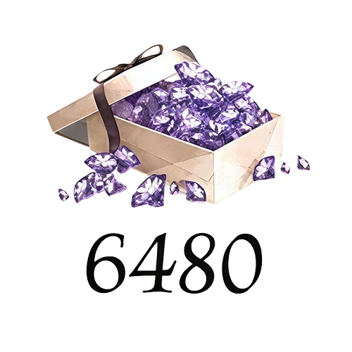 6480 Cristales + 1600 Diamantes
