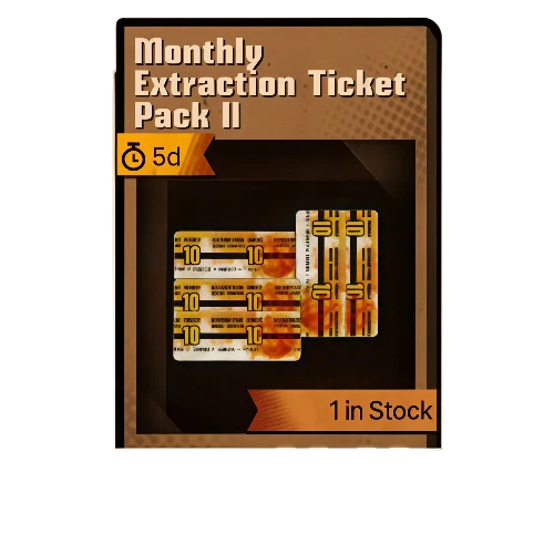 Monatliches Extraktionsticketpaket II