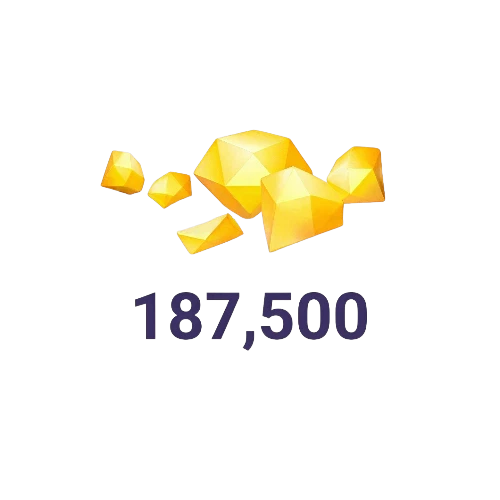 187,500 Diamonds