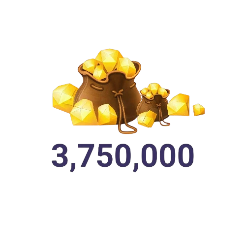 3,750,000 Diamonds