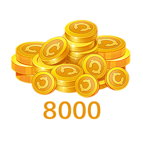 8000 Coins