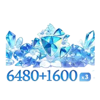 6480+1600 Cristaux primaires * 3