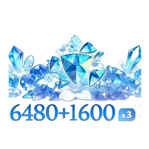 6480+1600 Genesis Crystals * 3
