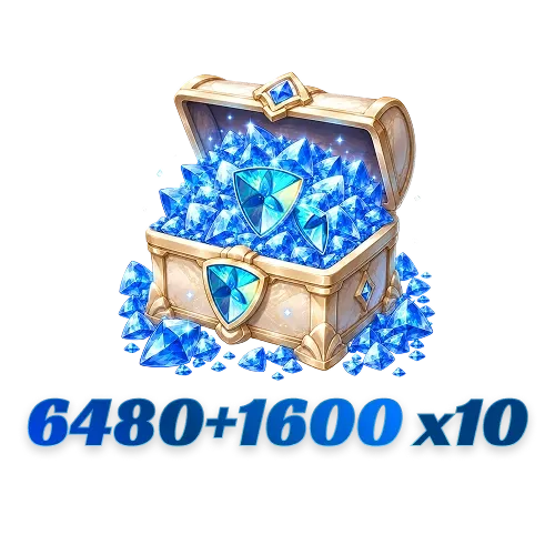 6480+1600 창세의 결정 * 10