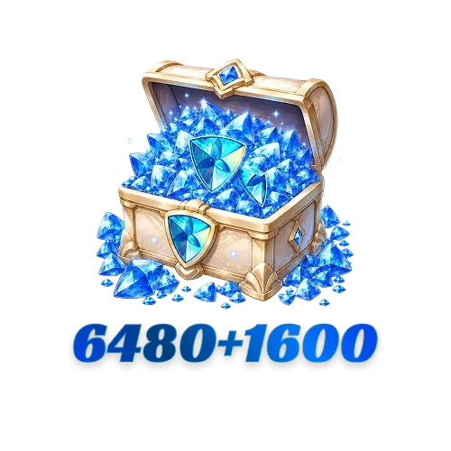 6480 + 1600 Genesis Crystals