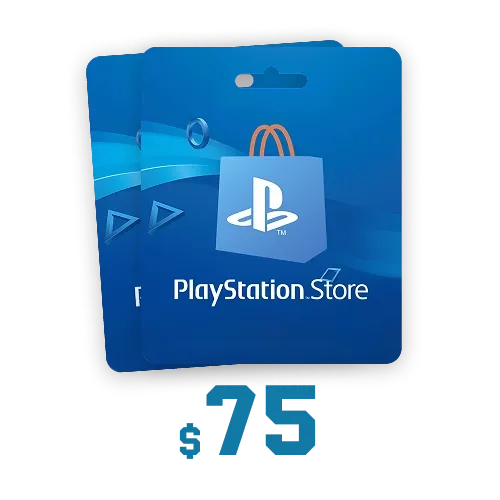 Карточка PSN на 75 долларов США