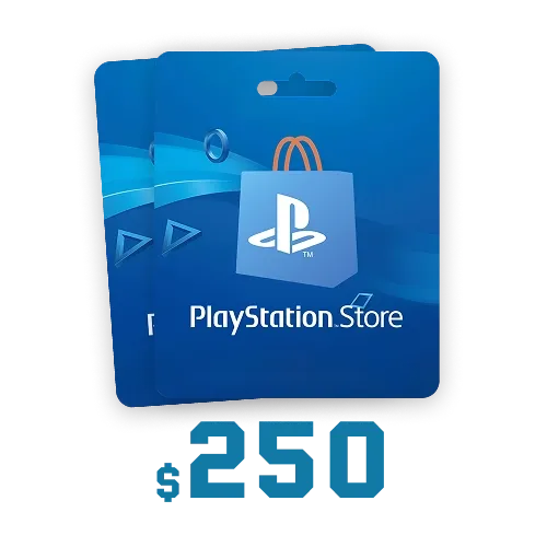 PSN карта на 250 долларов США