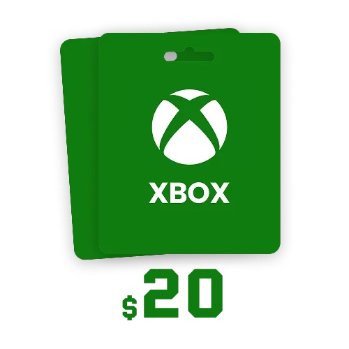 Подарочная карта Xbox (США) 20 долларов США